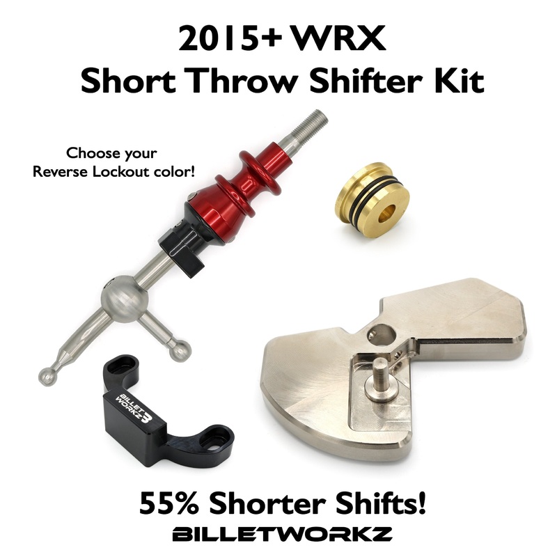 Billetworkz Short Throw Shifter Kit – 2015-2022 WRX