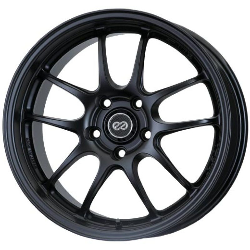 Enkei PF01SS 17×9 5×114.3 60mm Offset 75mm Bore Diameter Matte Black Wheel