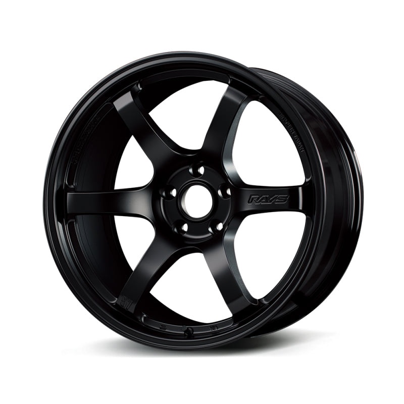 Gram Lights 57DR 19×9.5 +25 5-114.3 Semi Gloss Black Wheel