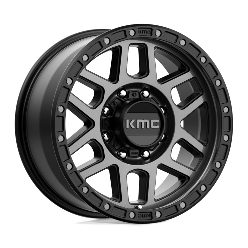 KMC Wheels KM544 Mesa 17″ 8×165.1 Satin Black With Gray Tint