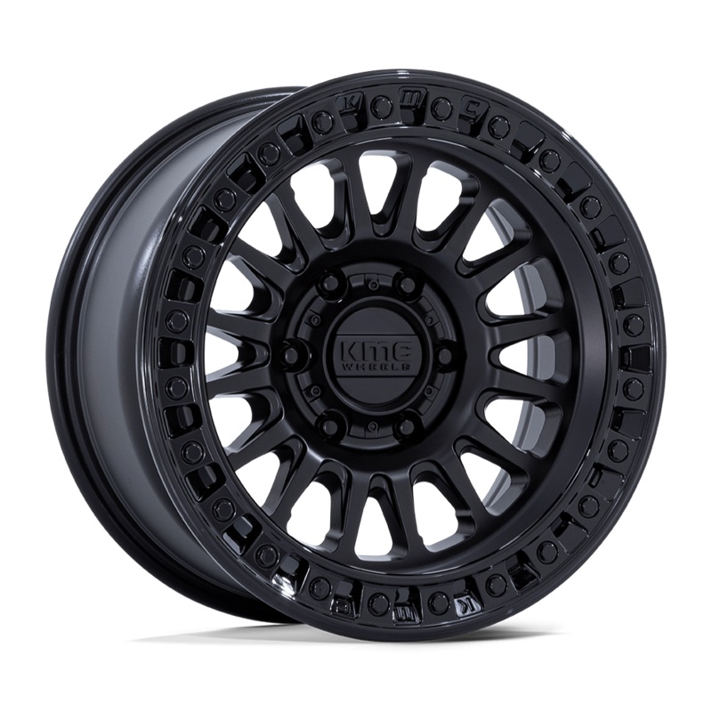 KMC Wheels KM552 IMS 17″ 6×135 Matte Black W/ Gloss Black Lip