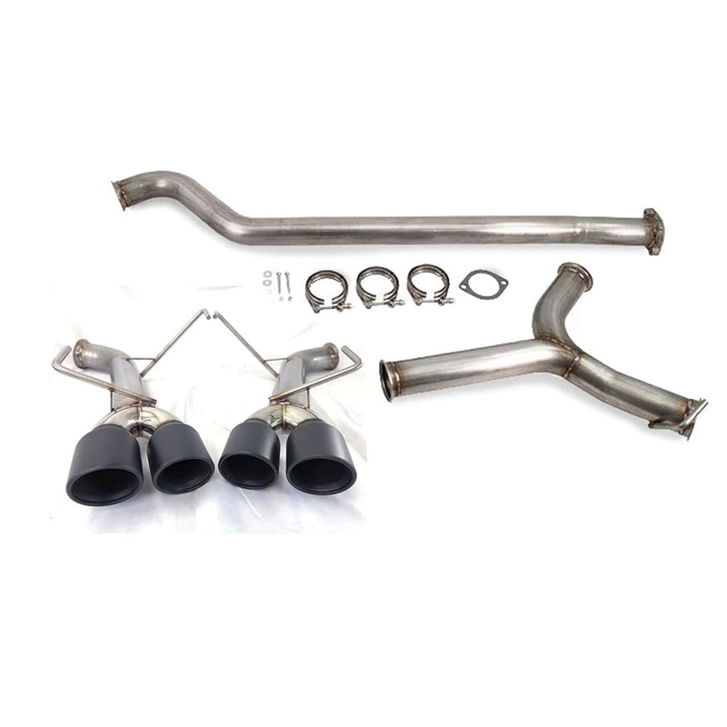 ETS Muffled Catback Exhaust Burnt Blue Tips Non Resonated – 2022+ WRX