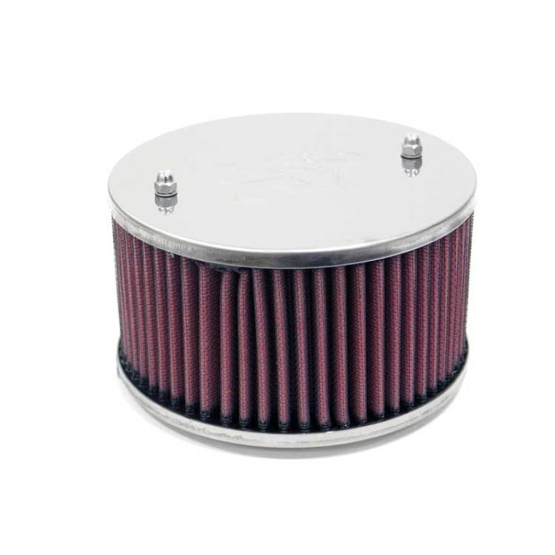 K&N Universal Custom Air Filter – Round 1.625in Flange / 1.625in ID / 2.75in Overall Height