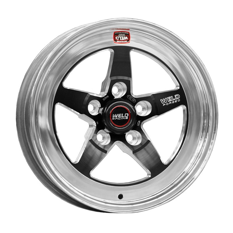 Weld S71 15×11.33 / 5×4.75 BP / 6.5in. BS Black Wheel (Medium Pad) – Non-Beadlock