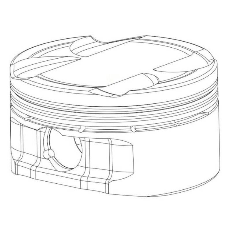 CP Piston & Ring for Toyota 2JZGTE – Bore (86mm) – Size (Standard) – CR (8.5) – SINGLE PISTON