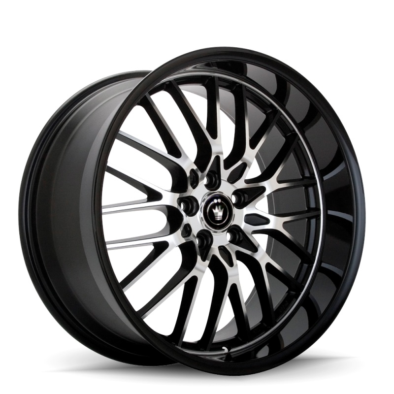 Konig Lace 16×7 10×100/114.3 ET40 Black/Machine Spoke