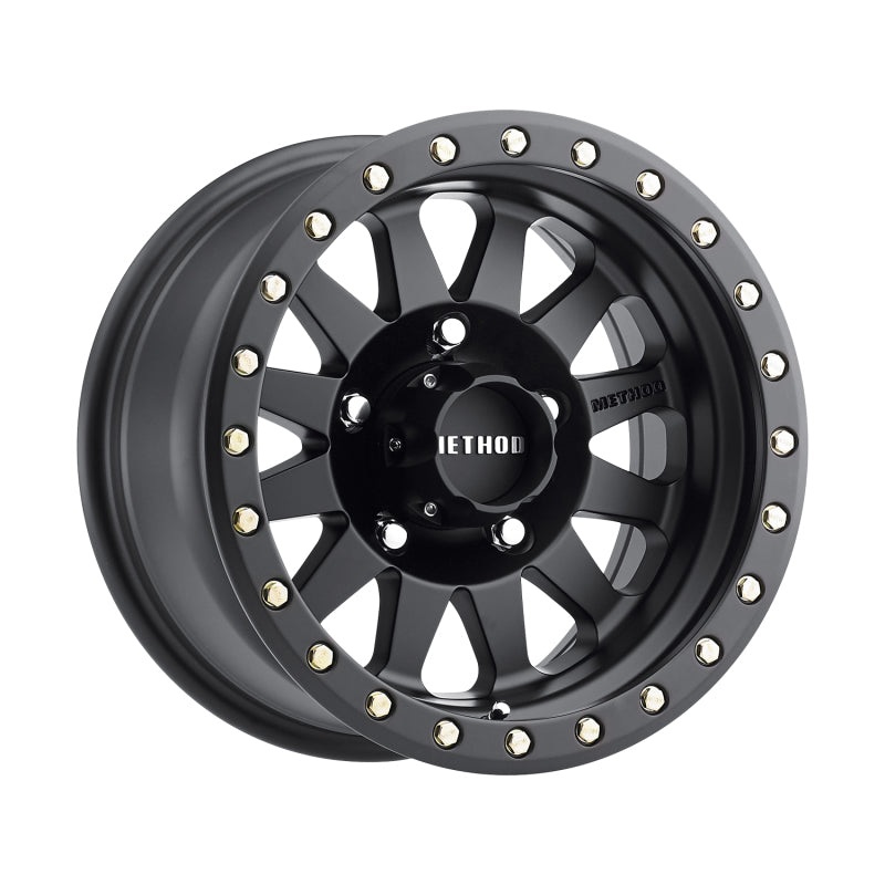 Method MR304 Double Standard 17×8.5 0mm Offset 5×5 94mm CB Matte Black Wheel