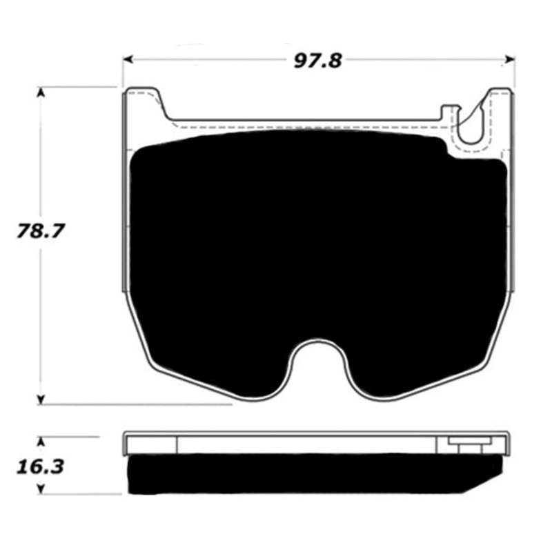 Porterfield Brake Pads for 2006 MERCEDES-BENZ SLR