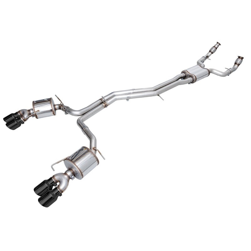 AWE Tuning 19-23 Audi C8 S6/S7 2.9T V6 AWD Touring Edition Exhaust – Diamond Black Tips