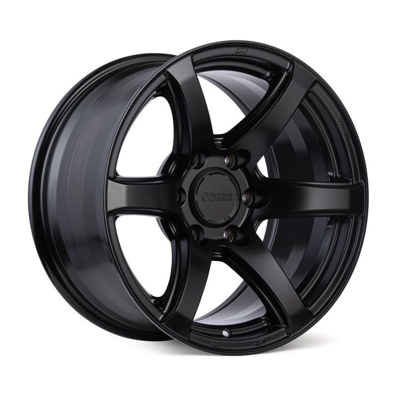 Enkei T6R 18×8.5 38mm Offset 5×114.3 Bolt Pattern 72.6 Bore Gloss Black Wheel