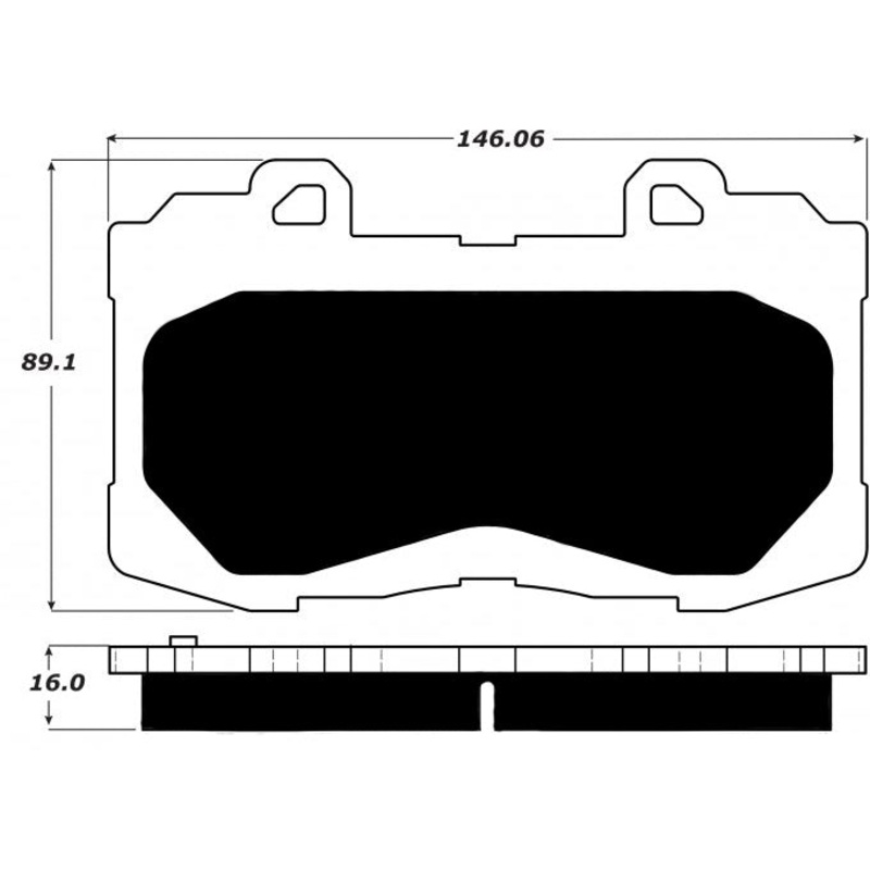 Porterfield Brake Pads for 2015 CHEVROLET COLORADO