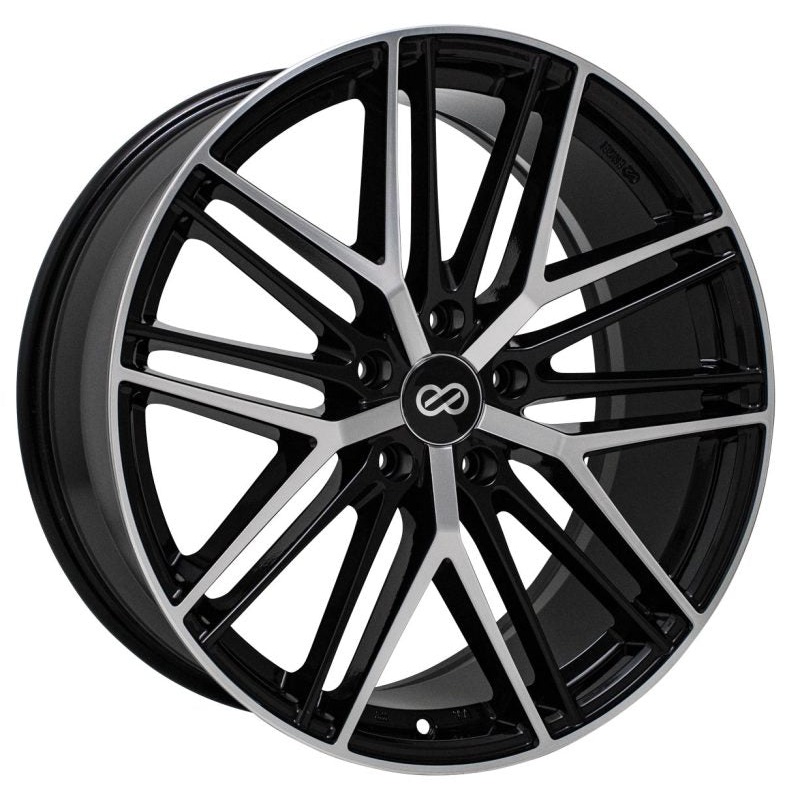Enkei Phantom 19×8 5×114.3 45mm 72.6mm Bore Black Machined Wheel
