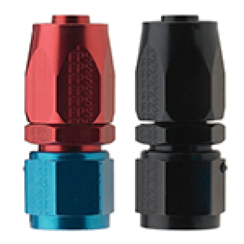 Fragola -10AN Straight Pro-Flow Hose End – Blue/Red