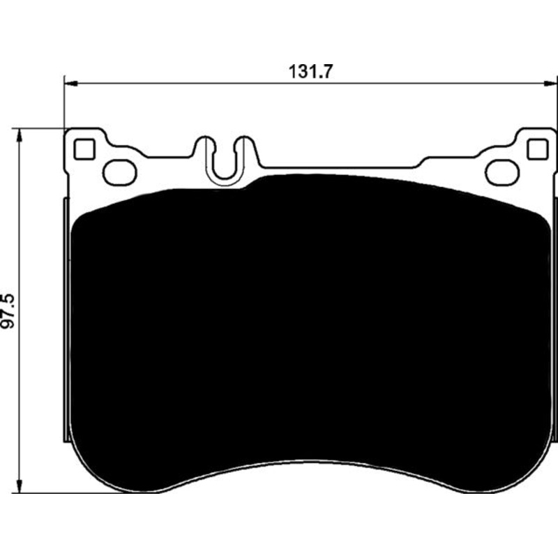 Porterfield Brake Pads for 2018 MERCEDES-BENZ SL450 HD Brake w/360mm Front Disc