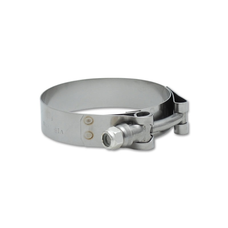 Vibrant Stainless Steel T-Bolt Clamps – Clamp Range 1.65in-1.89in (2 Pack)