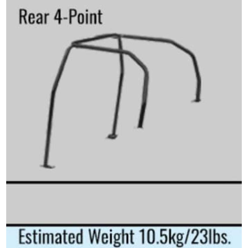 Cusco Rollcage D1 Chromoly Blu 4Pt 02-07 Subaru Impreza 4 Dr  STi/Non-STi GD Non-SunRoof NO CANCEL