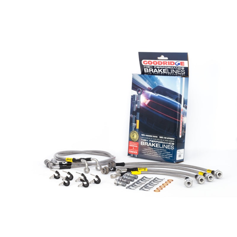 Goodridge 00-06 Chevrolet Tahoe (Rear Disc w/ Stabila Trak) Stainless Steel Brake Line Kit
