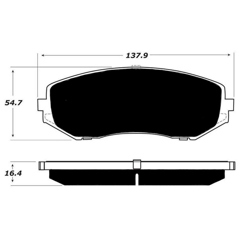 Porterfield Brake Pads for 2008 SUZUKI GRAND VITARA