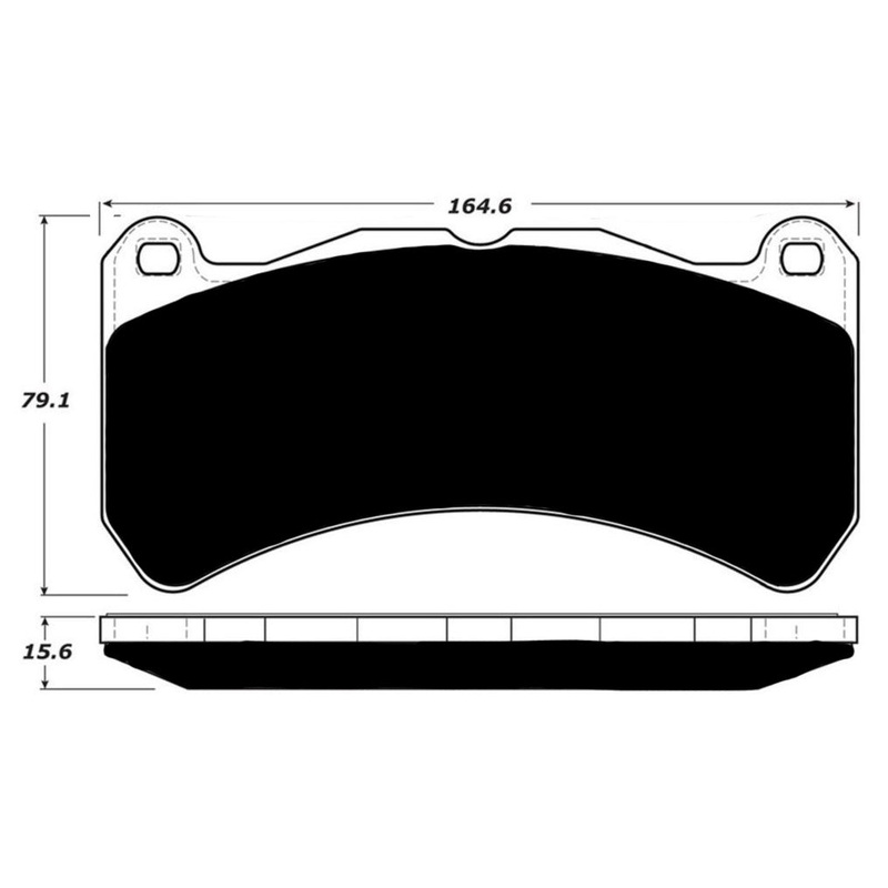 Porterfield Brake Pads for 2011 LEXUS IS F