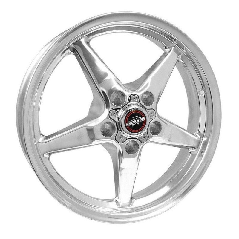 Race Star 92 Drag Star 17×4.5 5×4.75bc 2.50bs Direct Drill Polished Wheel | 92-745245DP-6
