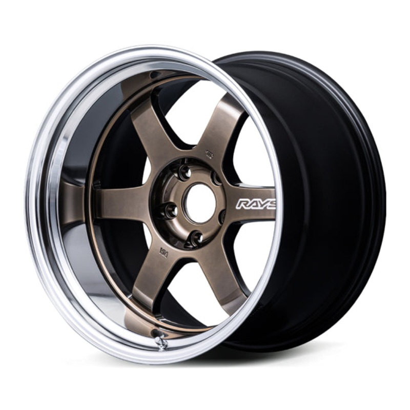 Volk Racing TE37V spec-SR Wheel  – 18×10.5 -25 | 5×114.3 | Shining Bronze Metal w/ FDMC Rim