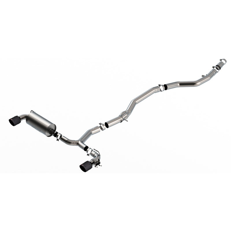 Borla 2020 Toyota Supra GR 3.0L I6 3in ATAK Catback Exhaust – Carbon Fiber Tips