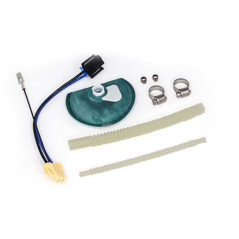 DeatschWerks 11-14 Ford Mustang V6/GT DW400 Fuel Pump Set Up Kit