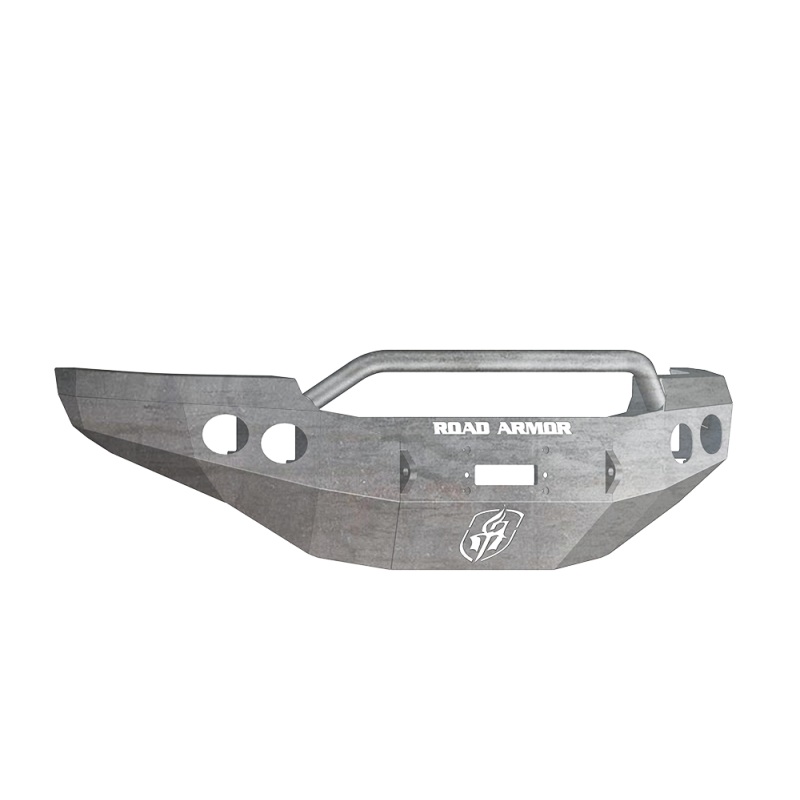 Road Armor 11-14 GMC 2500 Stealth Front Winch Bumper w/Pre-Runner Guard – Raw