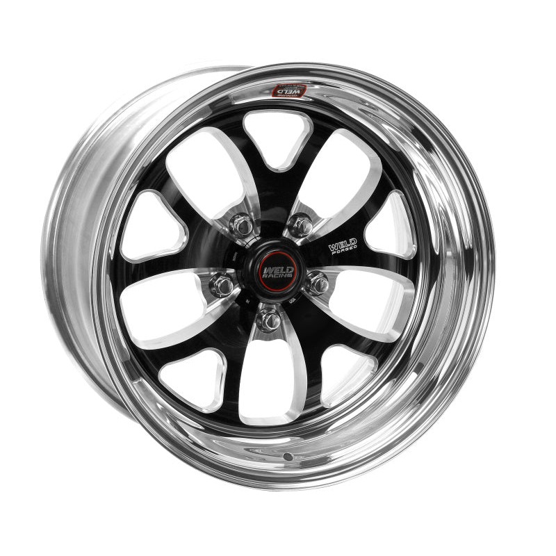 Weld S76 17×12 / 5×4.75 BP / 5.8in. BS Black Wheel (Medium Pad) – Non-Beadlock