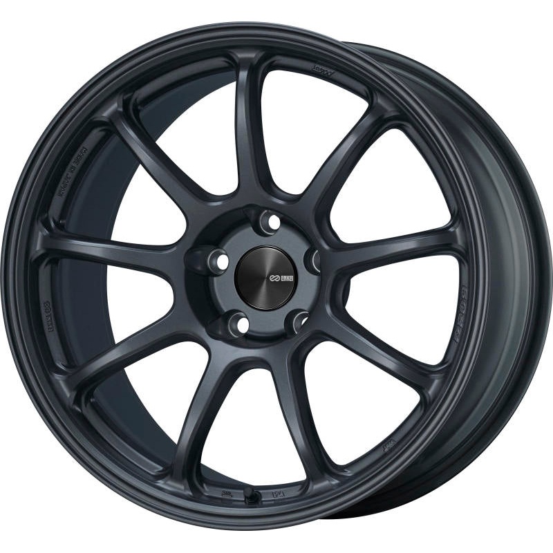 Enkei PF09 16×7 4×100 45mm Offset 67mm Bore Matte Gunmetal Wheel
