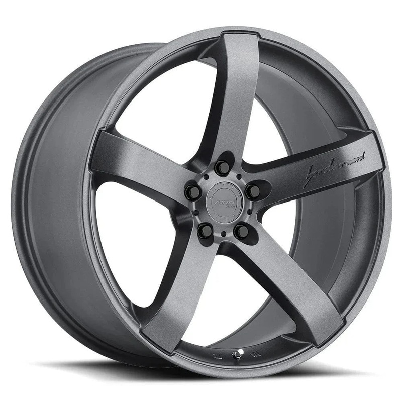 MRR VP5 19″ 5×120 Matte Gun Metal Graphite