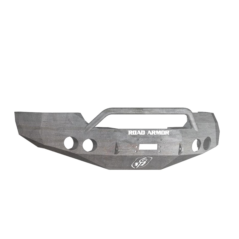 Road Armor 08-10 GMC 2500 Stealth Front Winch Bumper w/Pre-Runner Guard – Raw