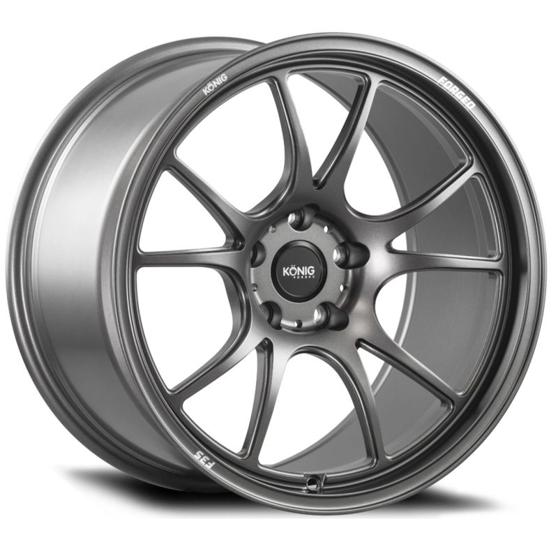 17×10 Konig F3S Satin Charcoal