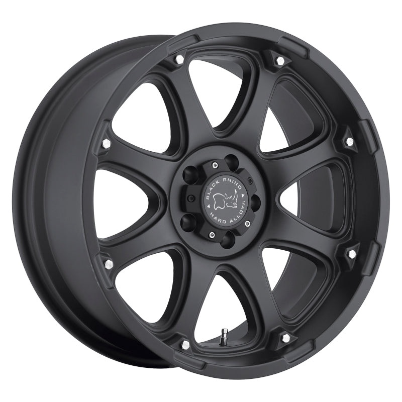 17×9.0 Black Rhino Glamis Matte Black Wheel