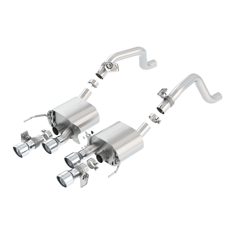 Borla Axle-Back Exhaust System – S-Type | 2014-2019 Chevrolet Corvette 6.2L (11874)