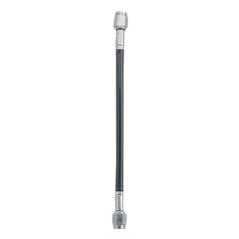 Fragola -3AN Black Covered Assembly Straight x Straight 10in