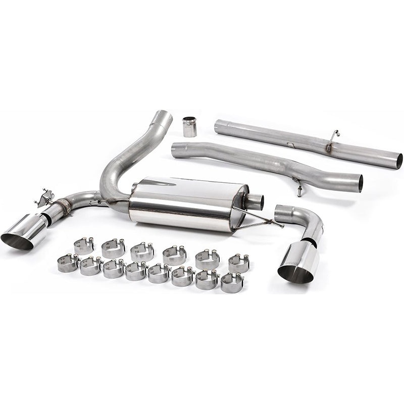 Milltek 3″ Catback Exhaust Polished Non-Resonated – 16+ Focus RS