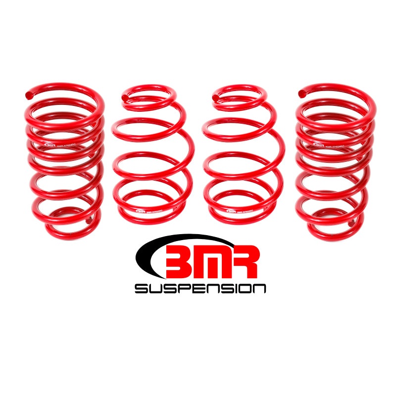 BMR 10-15 5th Gen Camaro V8 Lowering Spring Kit (Set Of 4) – Red