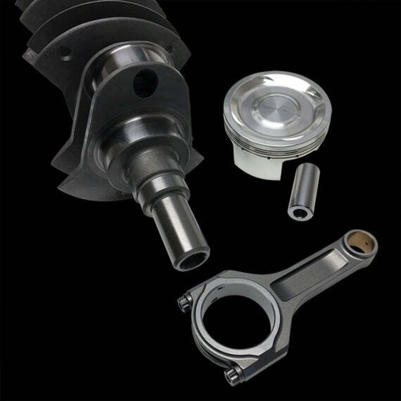 Brian Crower (BC) STROKER KIT – Subaru EJ257-STi – 83mm Billet Crank, I Beam Extreme Rods (5.141″), Custom Pistons