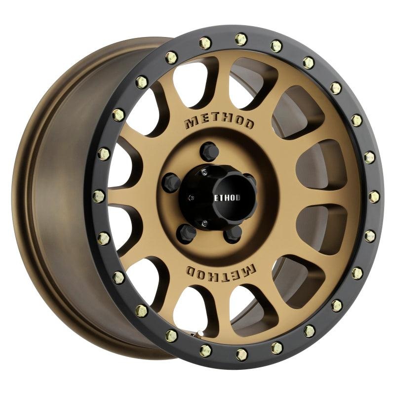 Method MR305 NV 17×8.5 0mm Offset 5×5.5 108mm CB Method Bronze/Black Street Loc Wheel