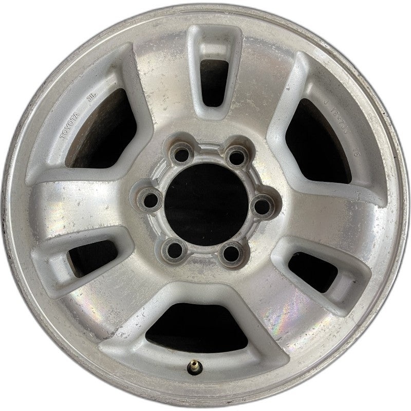 16″ 4 RUNNER 96-98 16×7 alloy w/Chou Seiki manufacturer shank lug nuts requires washer Original OEM Wheel Rim