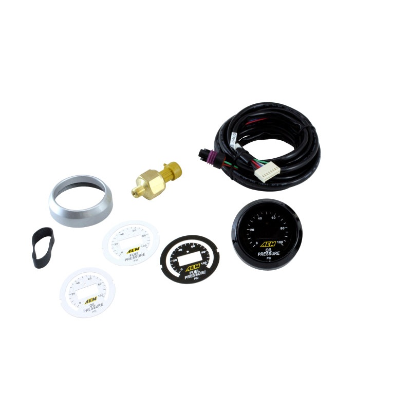 AEM 52mm Pressure (Oil or Fuel) Digital Gauge