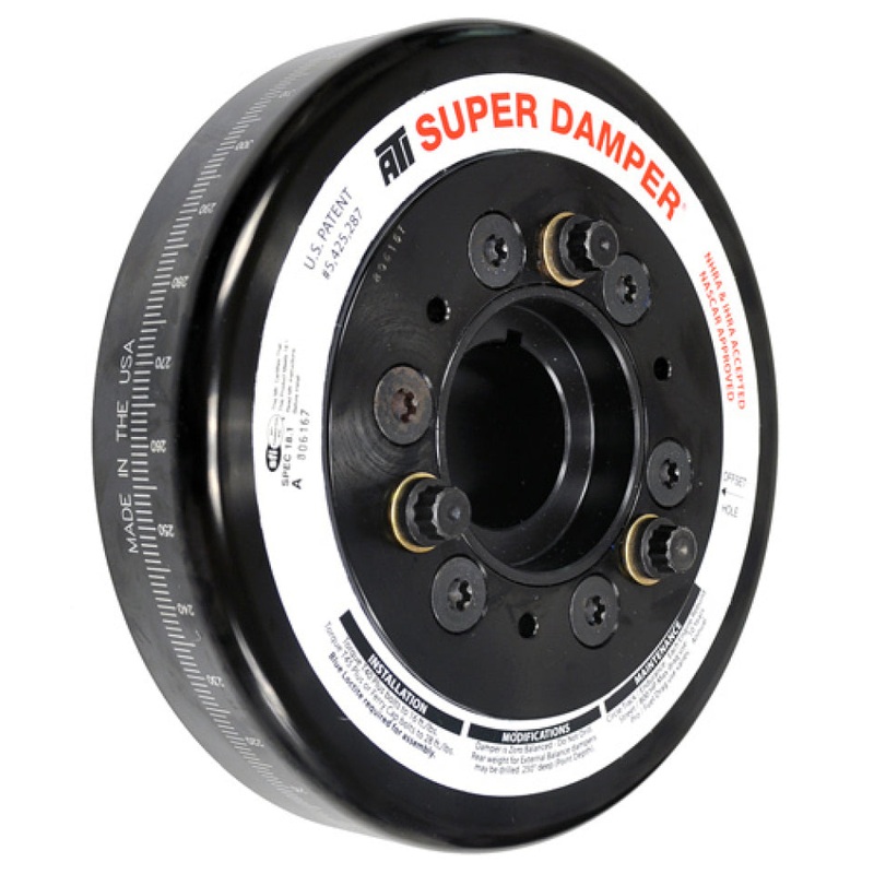 ATI Damper – 5.67in – Alum – 6/4 Grv – 25 Per UD – LS1/2/3/6 – 97-13 Y Body – 10 Per UD A/C – 3 Ring