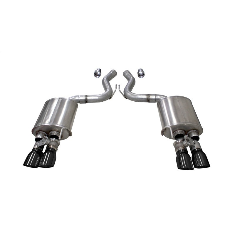 Corsa 2018-2023 Ford Mustang GT Fastback 5.0L 3in Sport Axle-Back Exhaust w/ 4in Black Tips