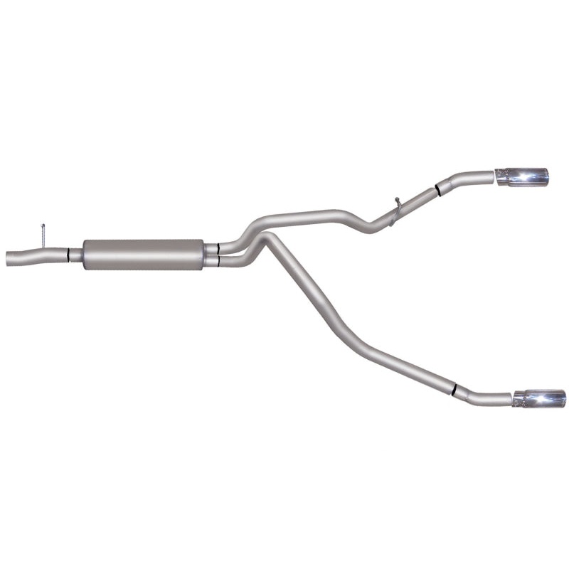 Gibson 11-16 Ford F-250 Super Duty Lariat 6.2L 2.5in Cat-Back Dual Split Exhaust – Stainless