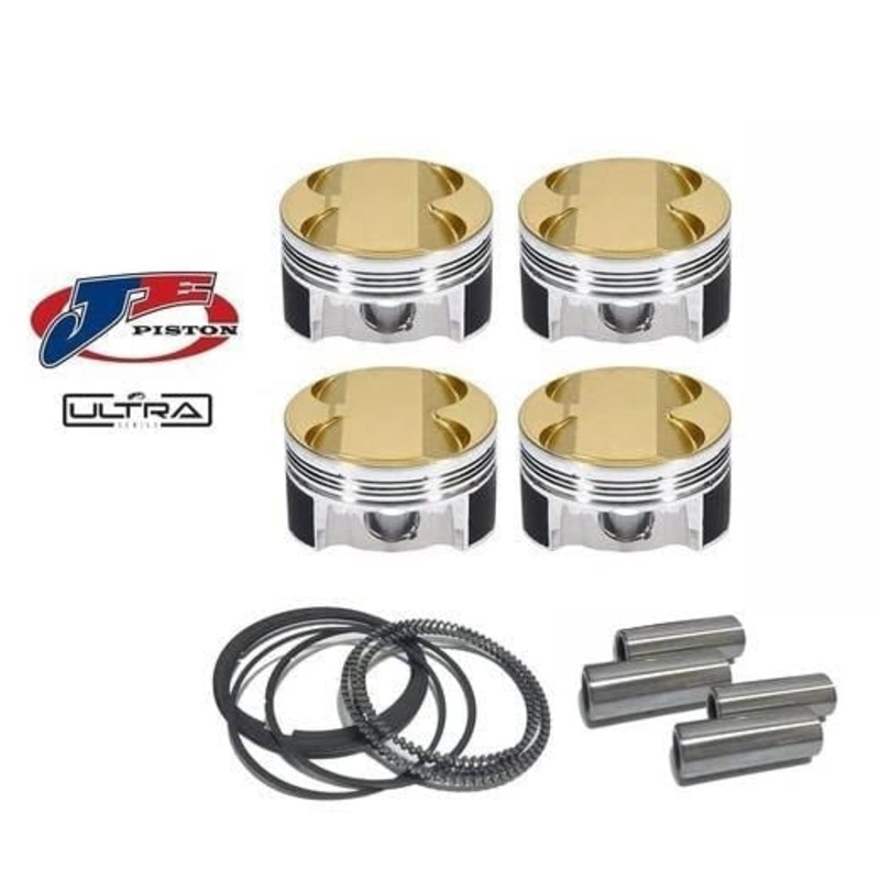 JE Ultra Series Forged Pistons Honda Del Sol Civic Si 1.6L B16A 81.5mm +0.5mm -1.9 cc 9.0:1