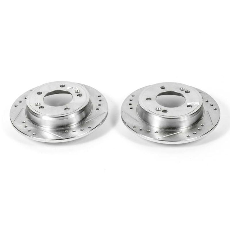 Power Stop 11-19 Hyundai Elantra Rear Evolution Drilled & Slotted Rotors – Pair