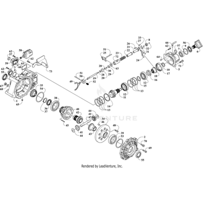 Output Gear – Differential – 14T A by Arctic Cat