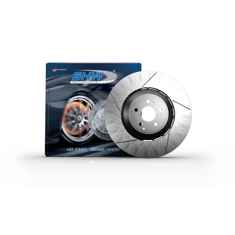 SHW 18-21 WRX 2.5L Front Drilled-Slotted Lightweight Brake Rotor