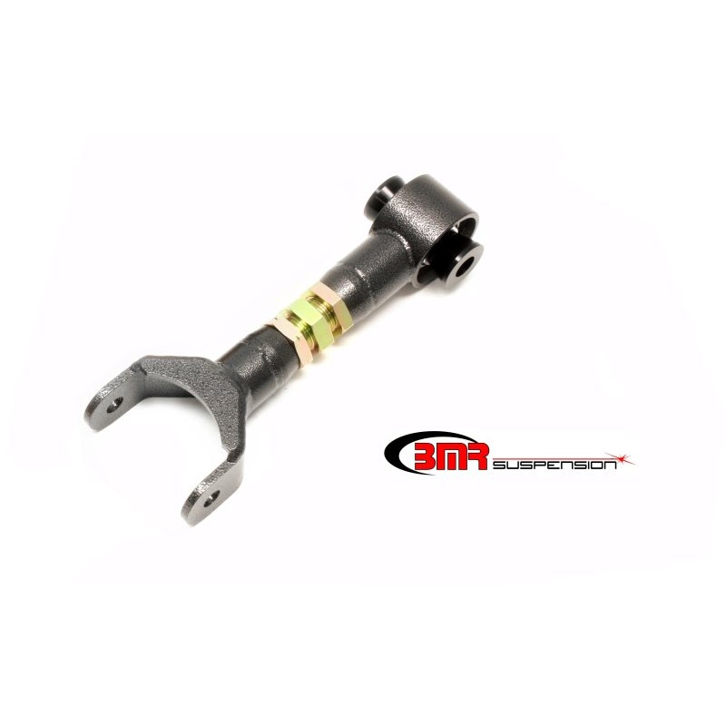 BMR 11-14 S197 Mustang Upper Control Arm On-Car Adj. w/ Spherical Bearings – Black Hammertone